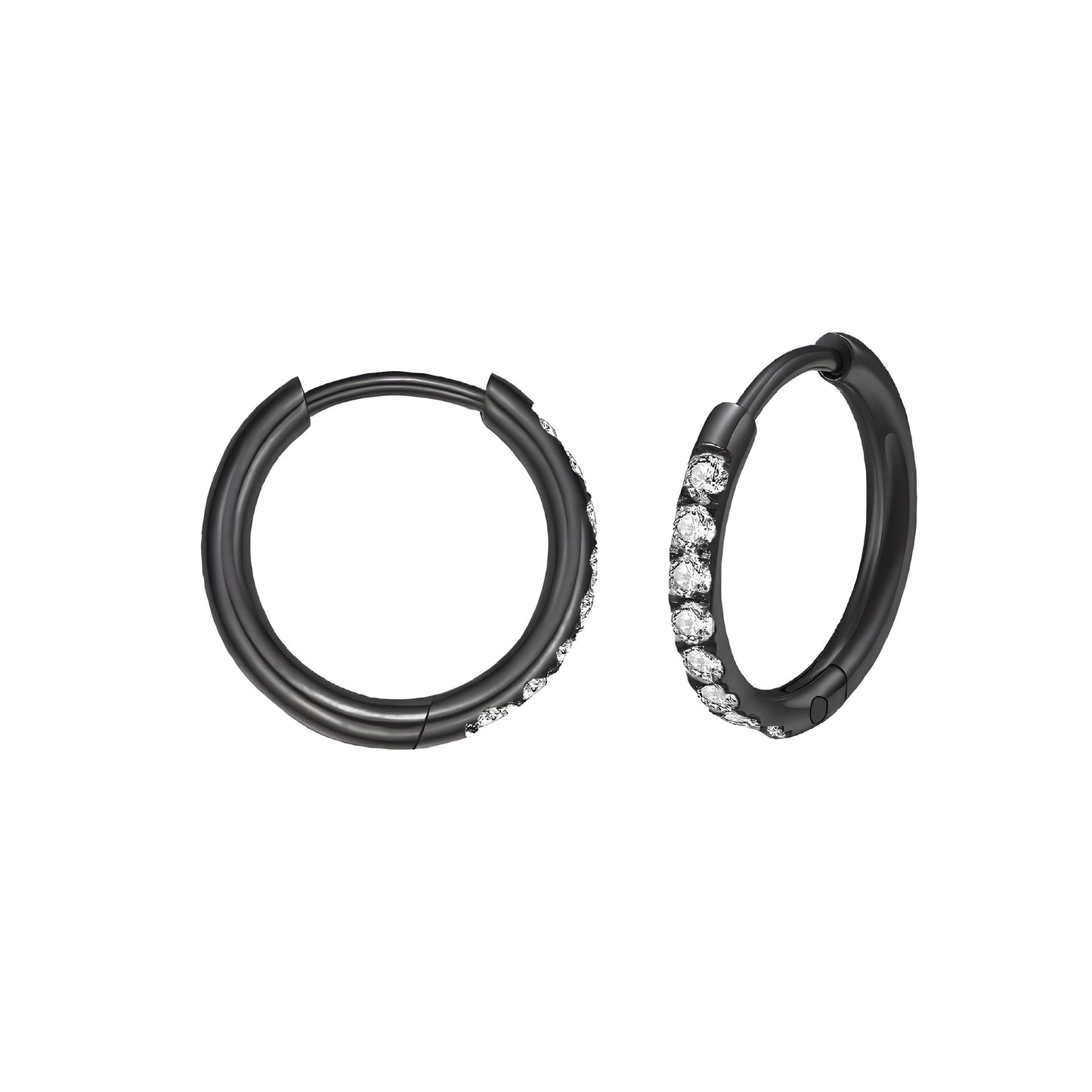 【10個】2mm CZフープピアス 316Lステンレス｜受注2–3週